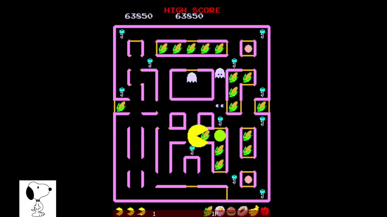 MAME - Super Pac-man (midway) 125,430