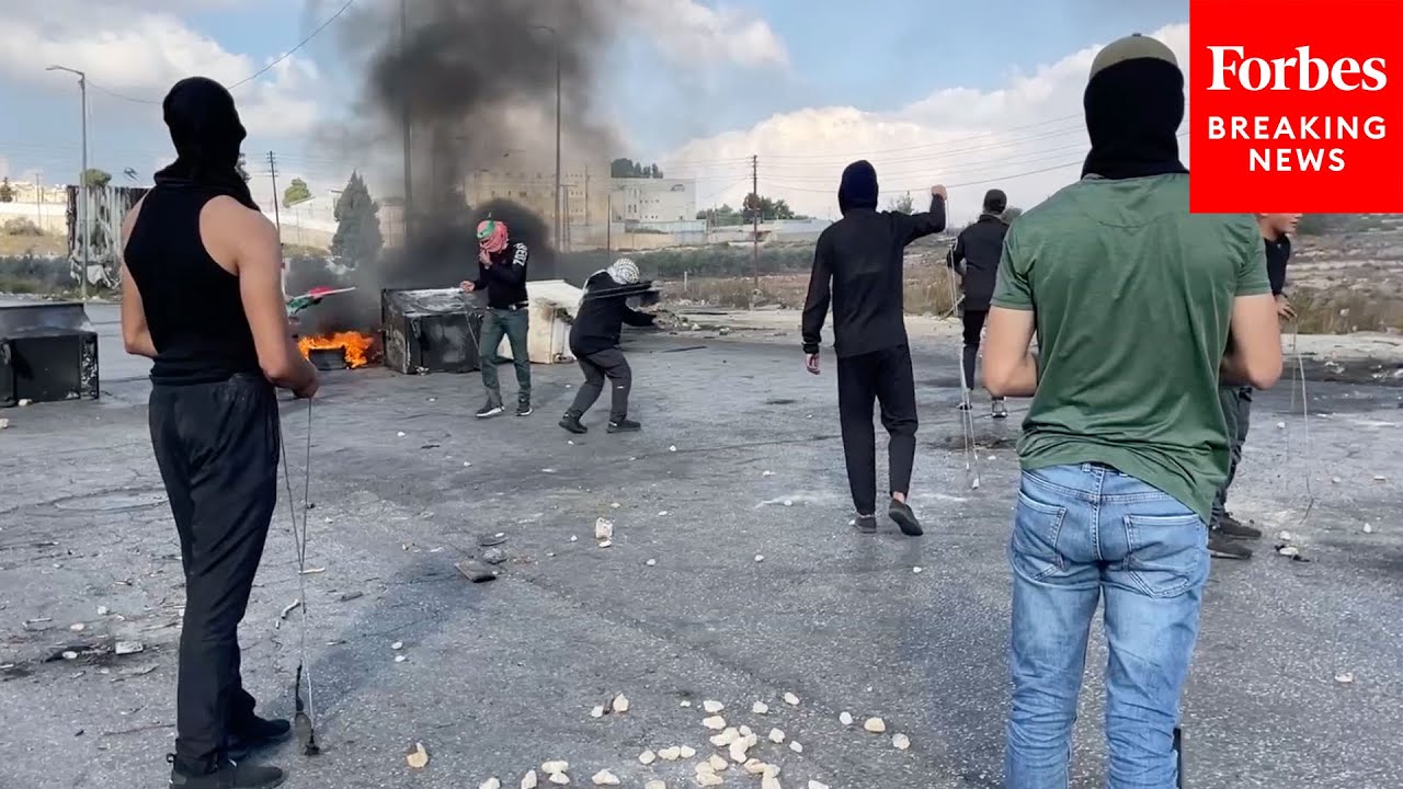 Unrest Erupts In West Bank's Al Bireh After Deadly Strike On Gaza's Al-Ahli Baptist Hospital