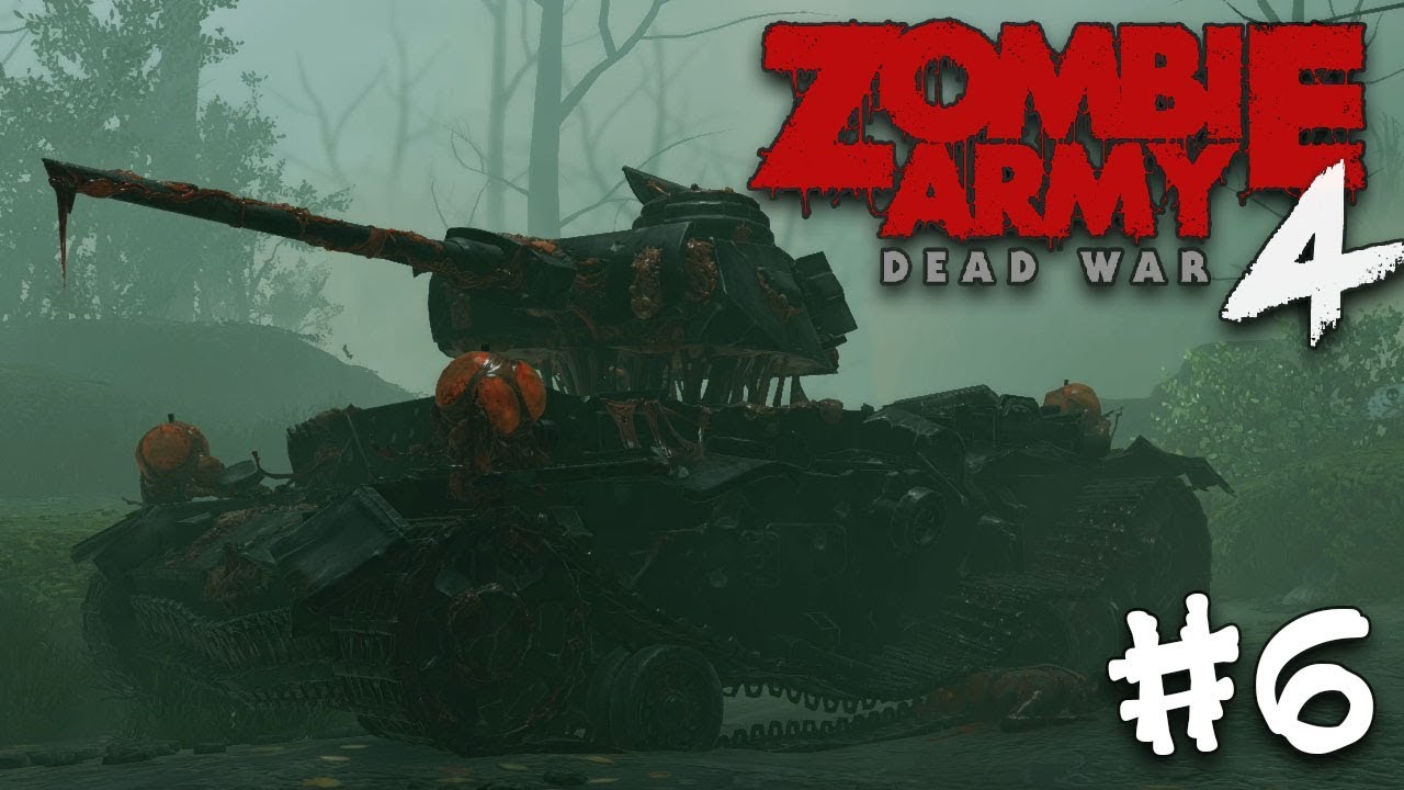 Зомби танк Zombie Army 4 Dead War прохождение компании #6