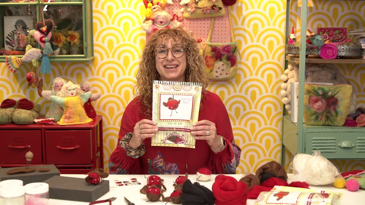 How to Needle Felt a Robin using our Needle Felting Kit : Bob the Rob