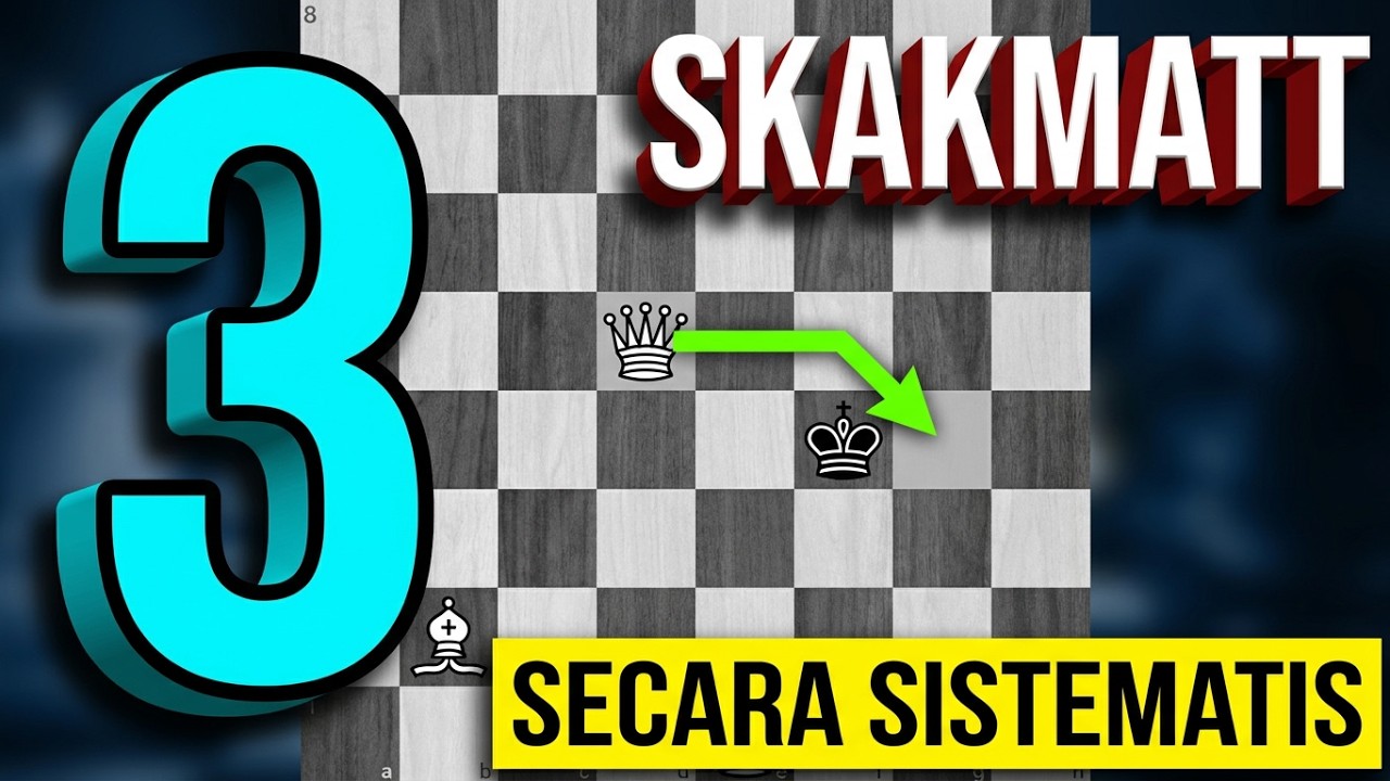 Catur 3 Langkah Mati || Matinya secara systematis (Auto maticly)