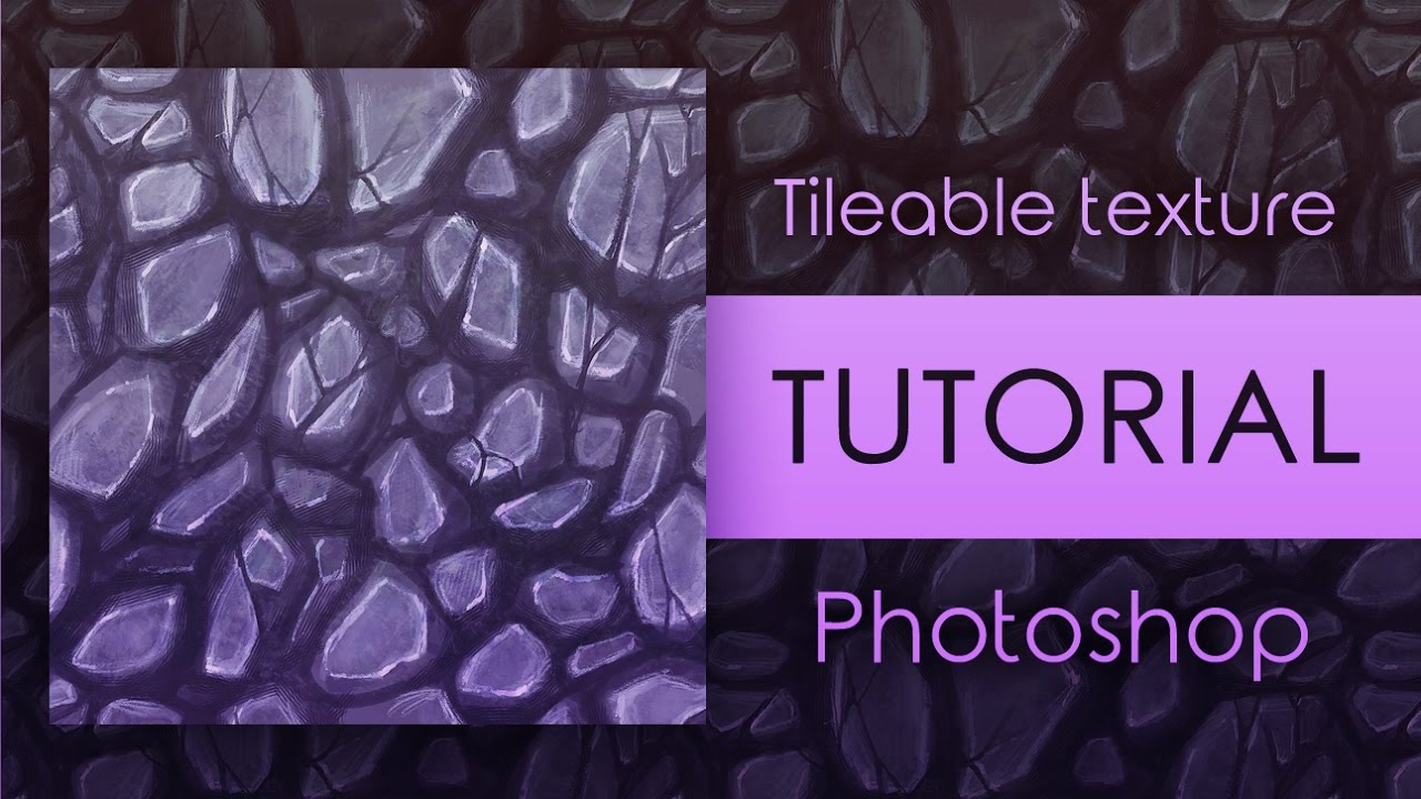 [Tutorial] Painting Tileable / Seamless Rocky ground texture in Photoshop | [ Part 1 ]