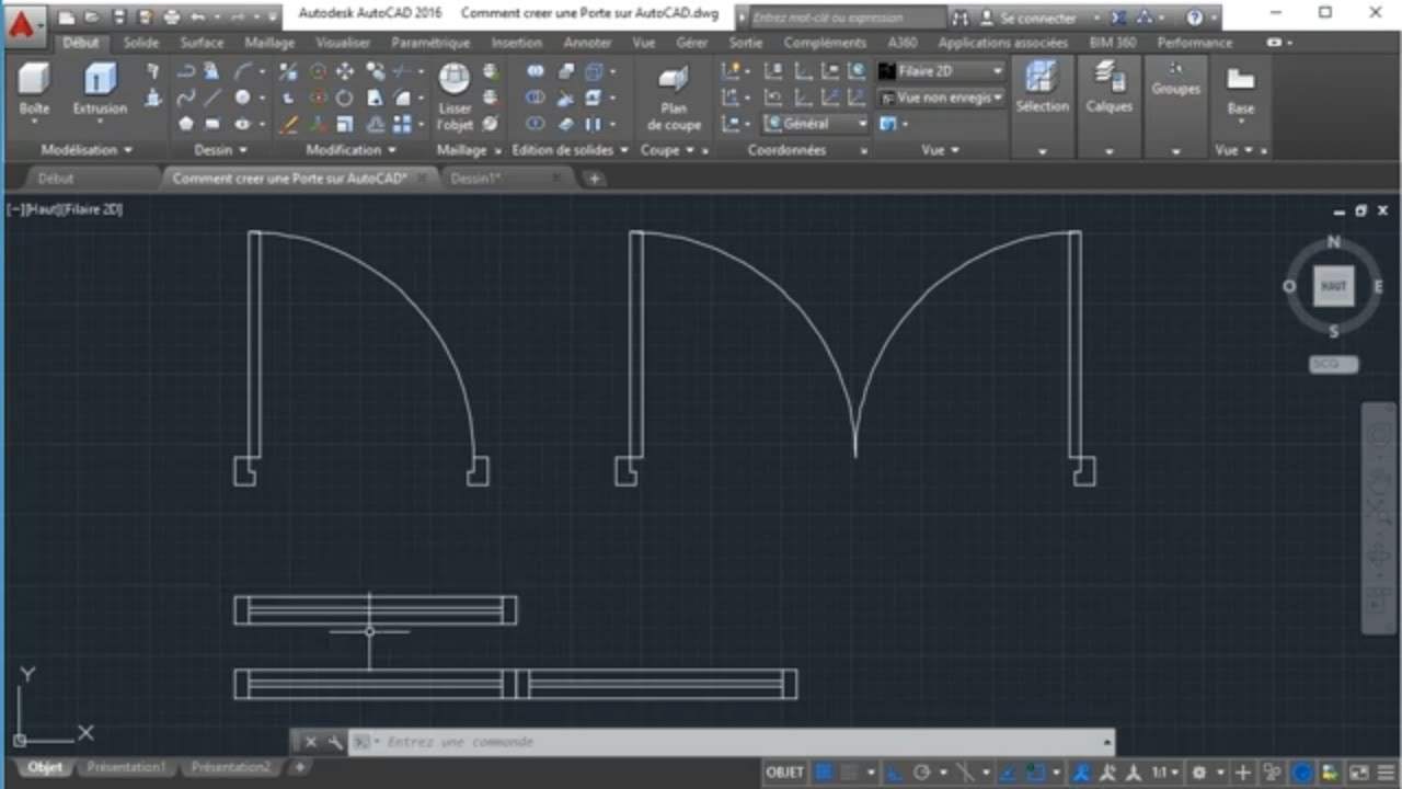Comment créer des blocs Portes et Fenêtres sur AutoCAD