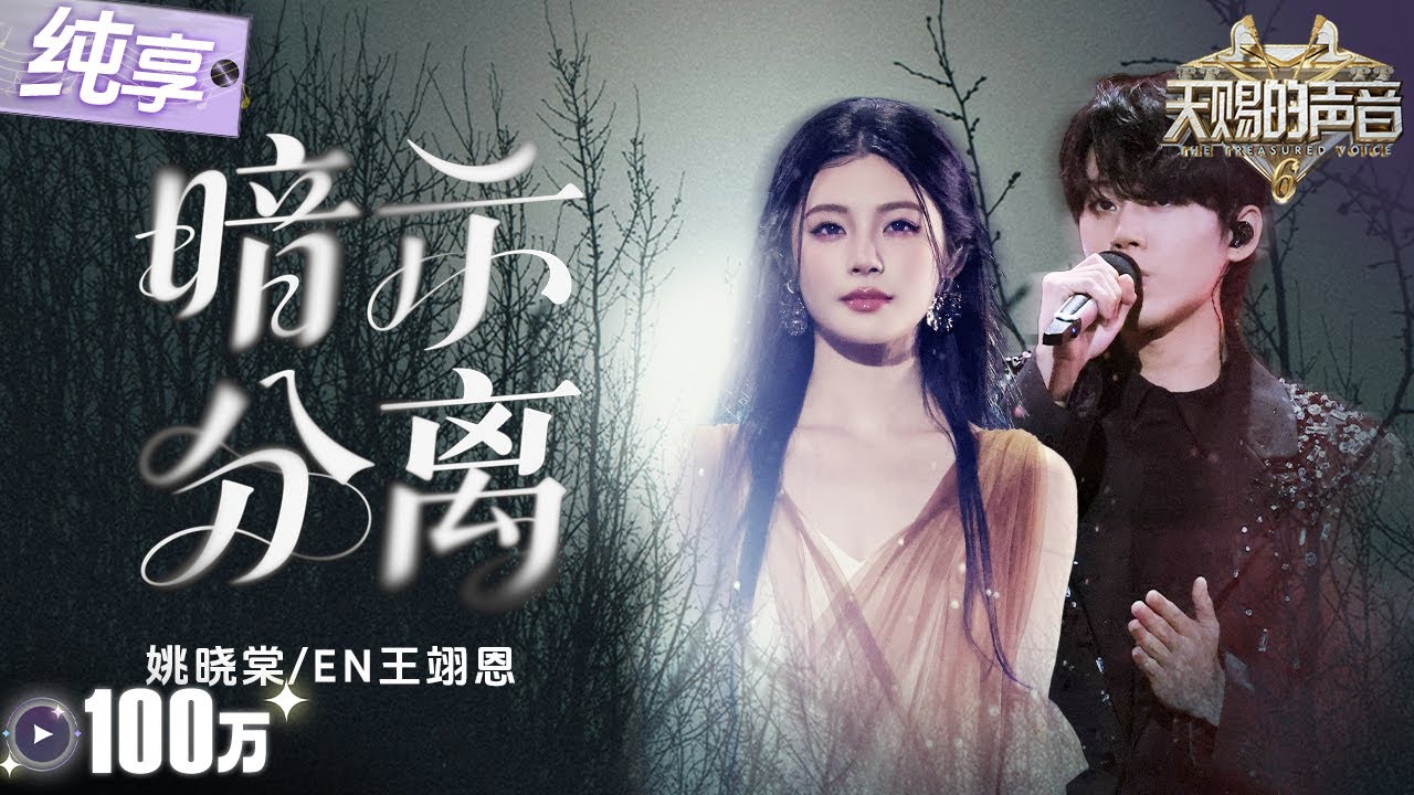 【纯享版】遗憾具象化！姚晓棠en王翊恩心碎对唱《暗示分离》 每一个音符都好似欲言又止的哽咽 将感情中隐忍的痛楚诠释到极致！  #天赐的声音6 EP12 20250704