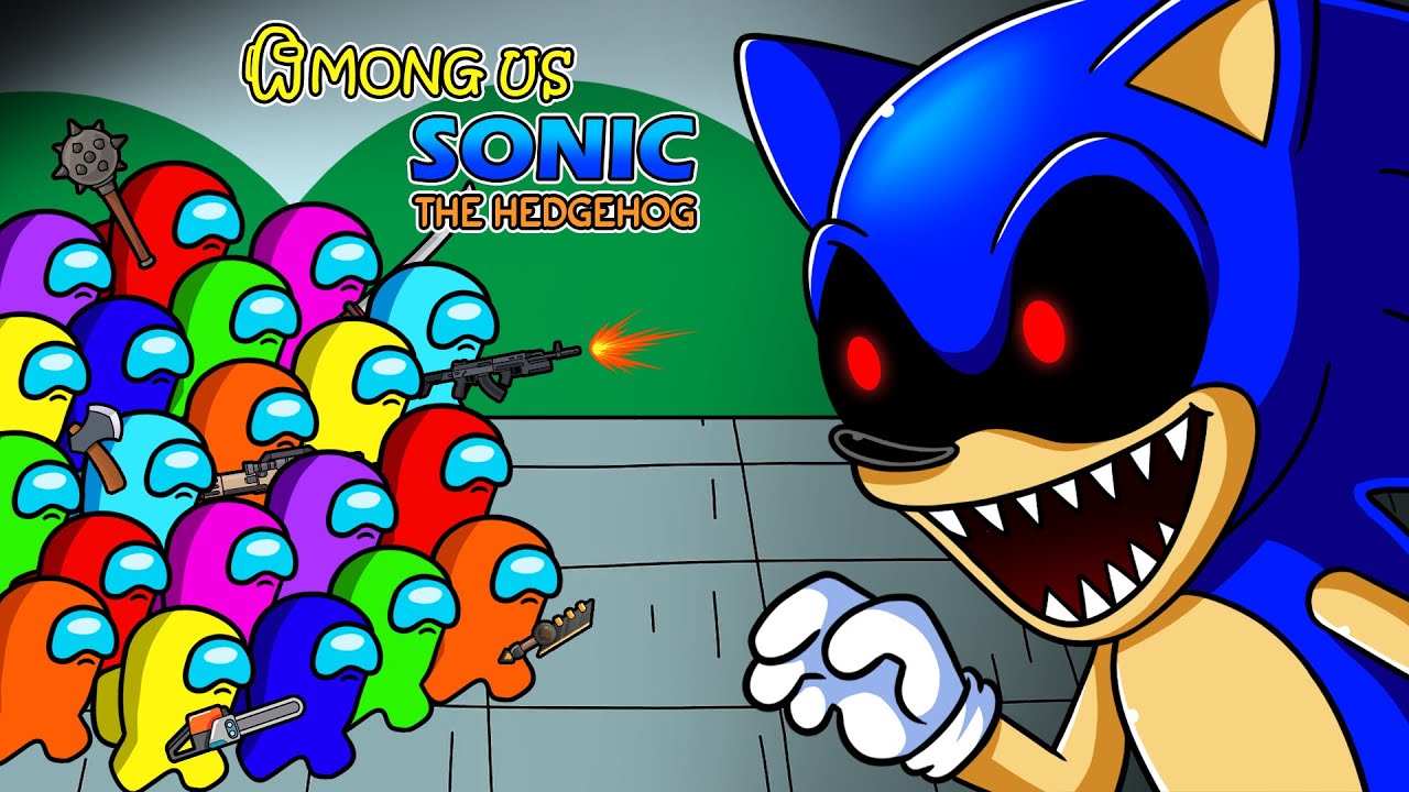 어몽어스 | Crazy Among Us Vs. SONIC CHARACTER New Season 4 | Among Us Animation