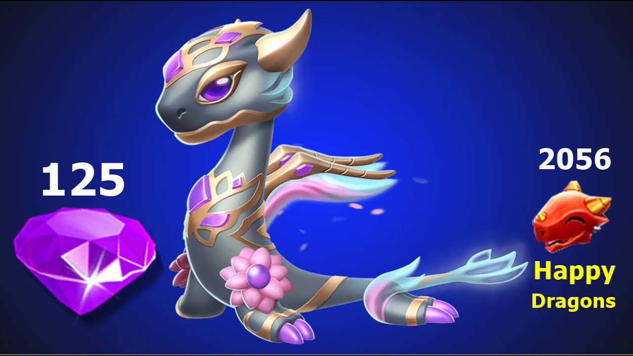 Blossom Lass Dragon, 100 gems from Dm pass season 32 | 2056 Happy Dragons Gem Glow Event | DML