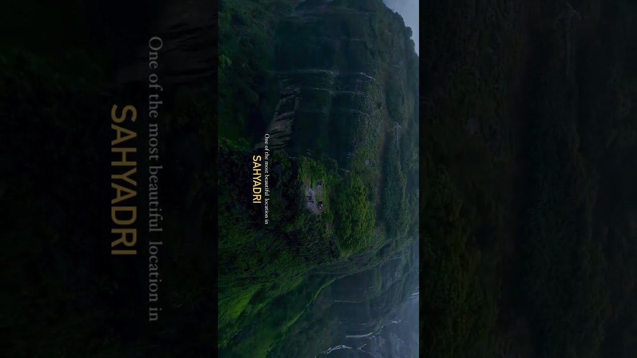 Maharashtra waterfalls on off the best location ☘️🌿🌲🌿 #maharashtra #trending #travel