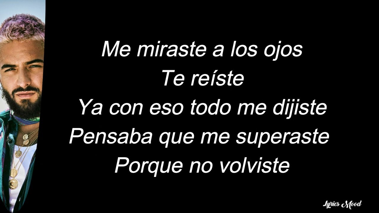 Maluma - Cosas Pendientes LETRA