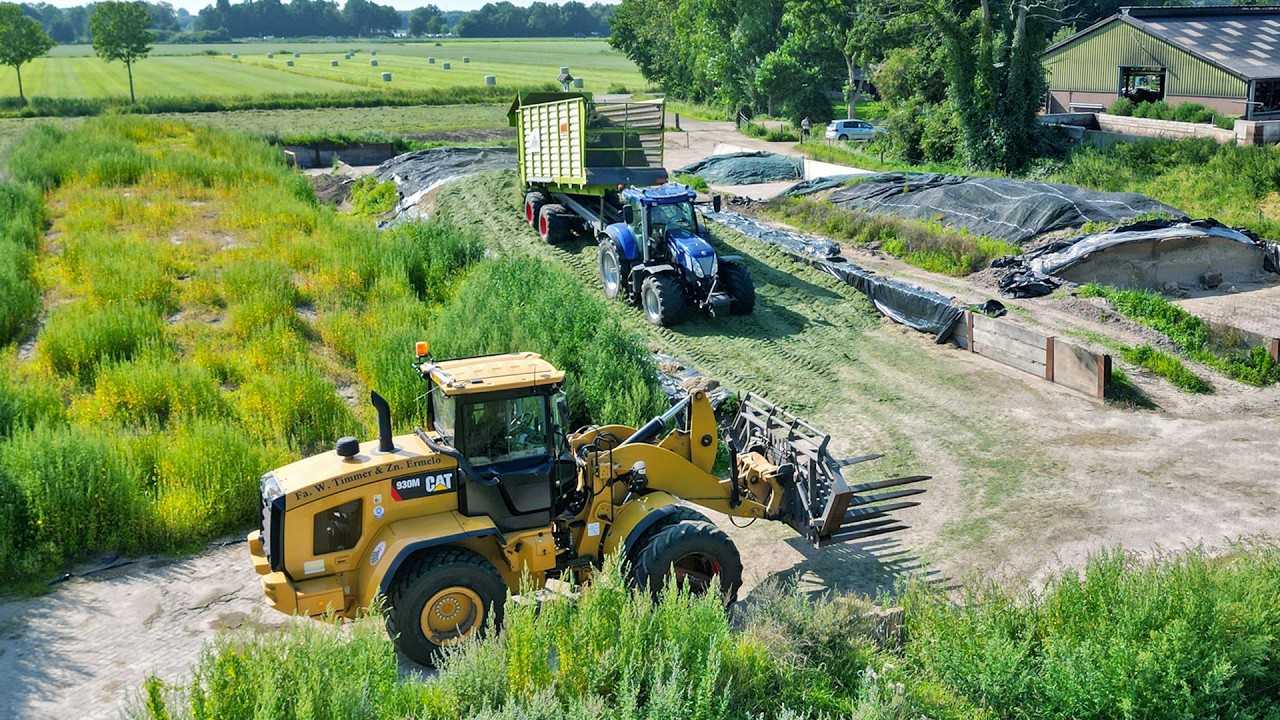 Grass Silage | Claas Jaguar + New Holland + CAT | W. Timmer | 2025
