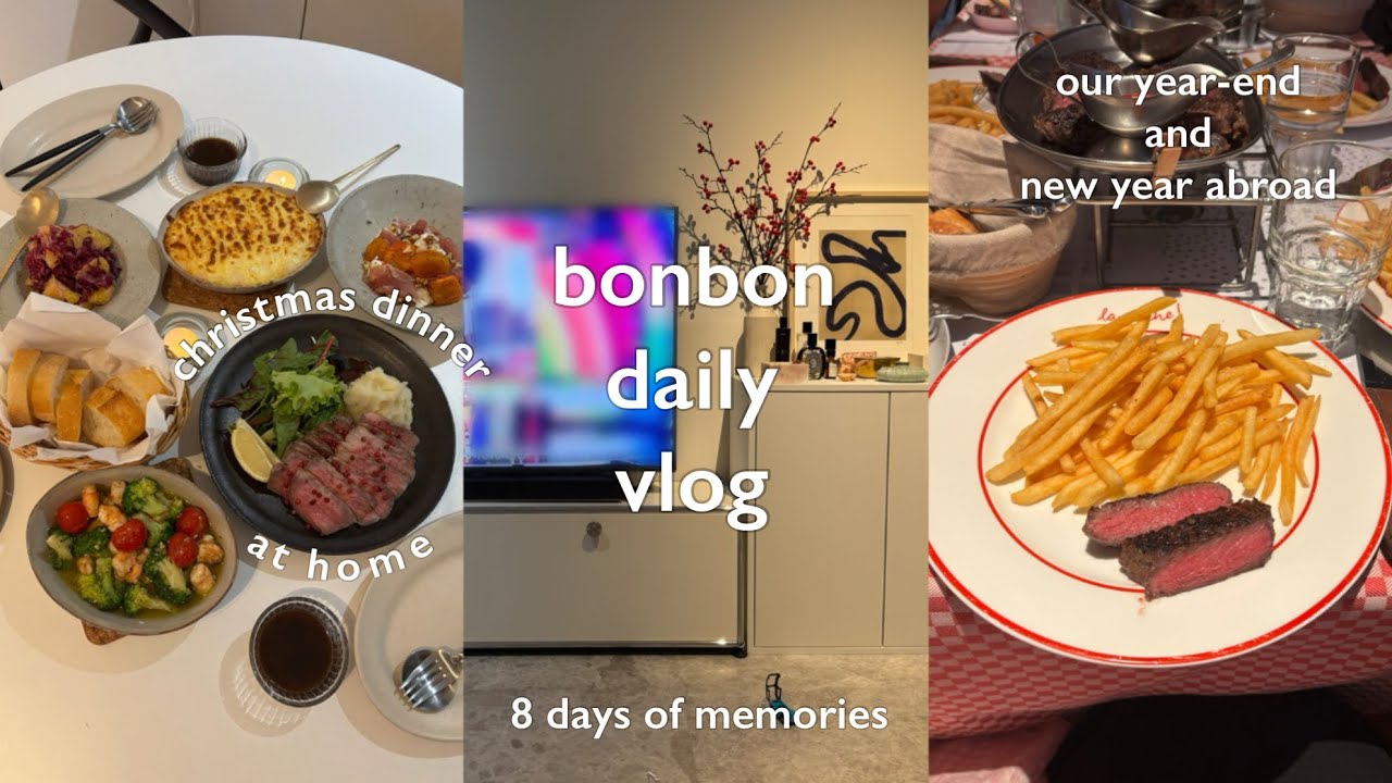 【主婦vlog】クリスマス〜年末年始の記録8日間🌏食べることしか楽しみがない日々🐖