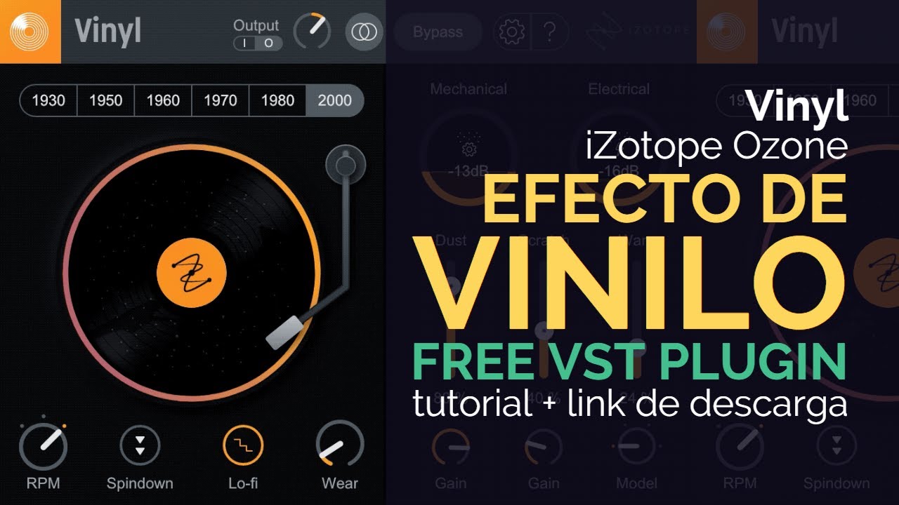 ✅ VST PLUGIN consigue el sonido de vinilo / Lo Fi + Link de descarga [ Vinyl - iZotope Ozone]