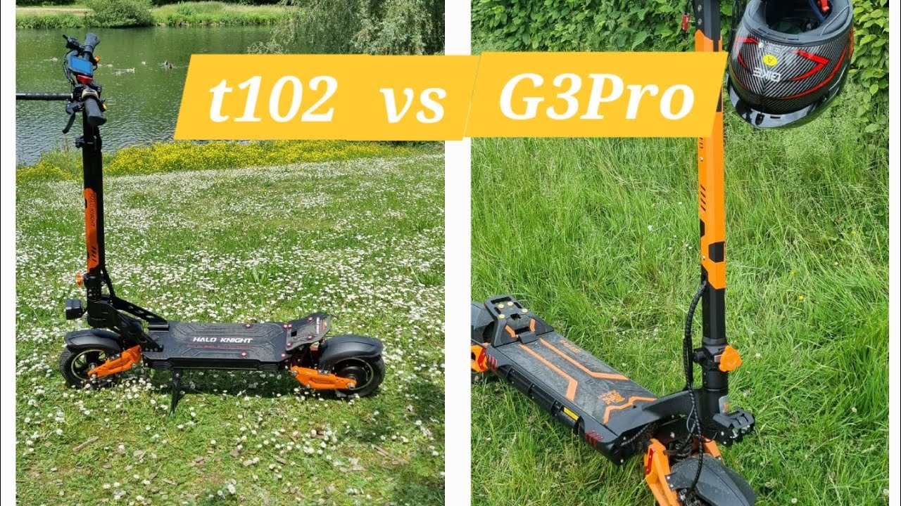 Trottinette électrique Kukirin g3 pro vs Halo Knight T102 Voici la comparaison #trottinette