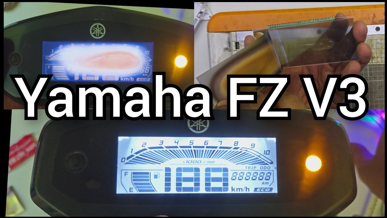 Yamaha FZ V3 After Repair New Look Of Meter