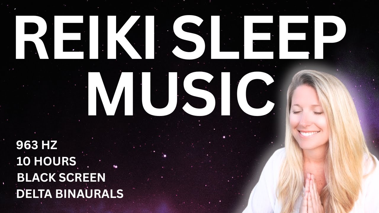 Reiki Music For Insomnia | 963 Hz | Delta Binaural | Black Screen