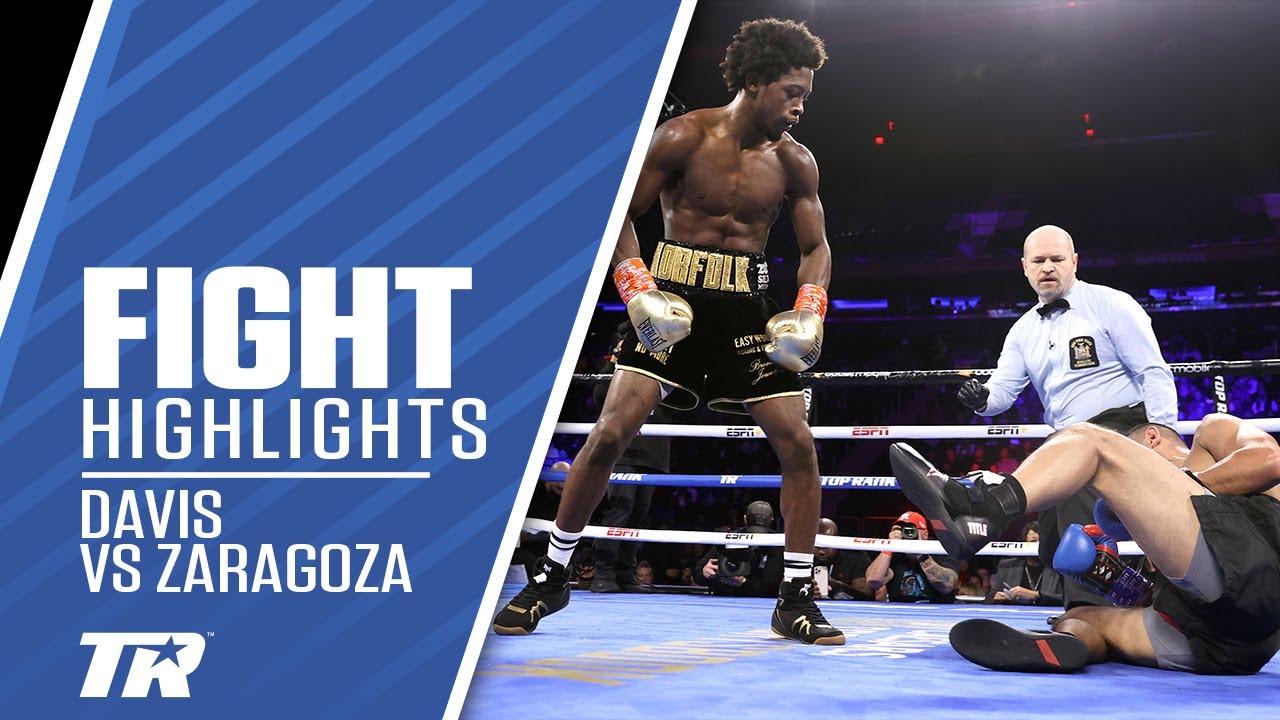 5 Minutes of Keyshawn Davis Destroying Zaragoza In His Top Rank Debut