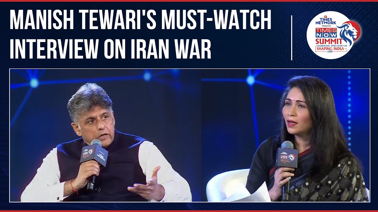 Manish Tewari's Must-Watch Interview On Iran War, Oppn's Sansad Conduct & More | TNS 2026