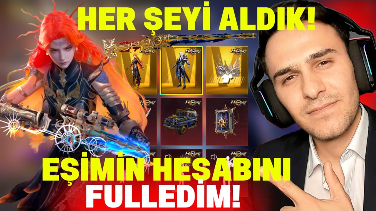 PUBG MOBİLE 10.000 UC HONOR SANDIĞI AÇILIMI! 😱 EŞİME TÜM ÖDÜLLERİ ÇIKARDIM! | BAYRAEN