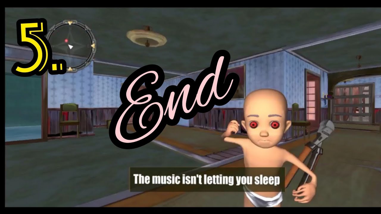 End scary baby in yellow house of scares part-5