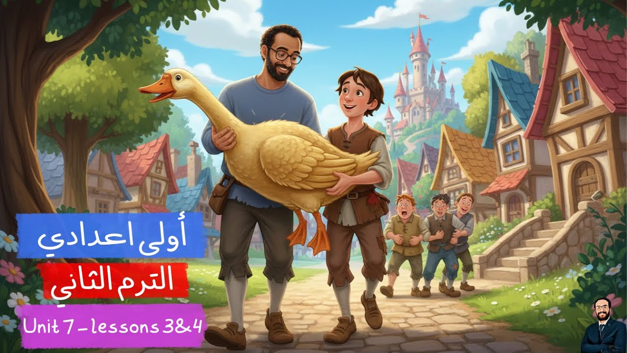 الصف الاول الاعدادي | انجليزي الترم الثاتي | مستر انجليزي | الوحدة السابعة الدرس 3 & 4 | Chapter 1