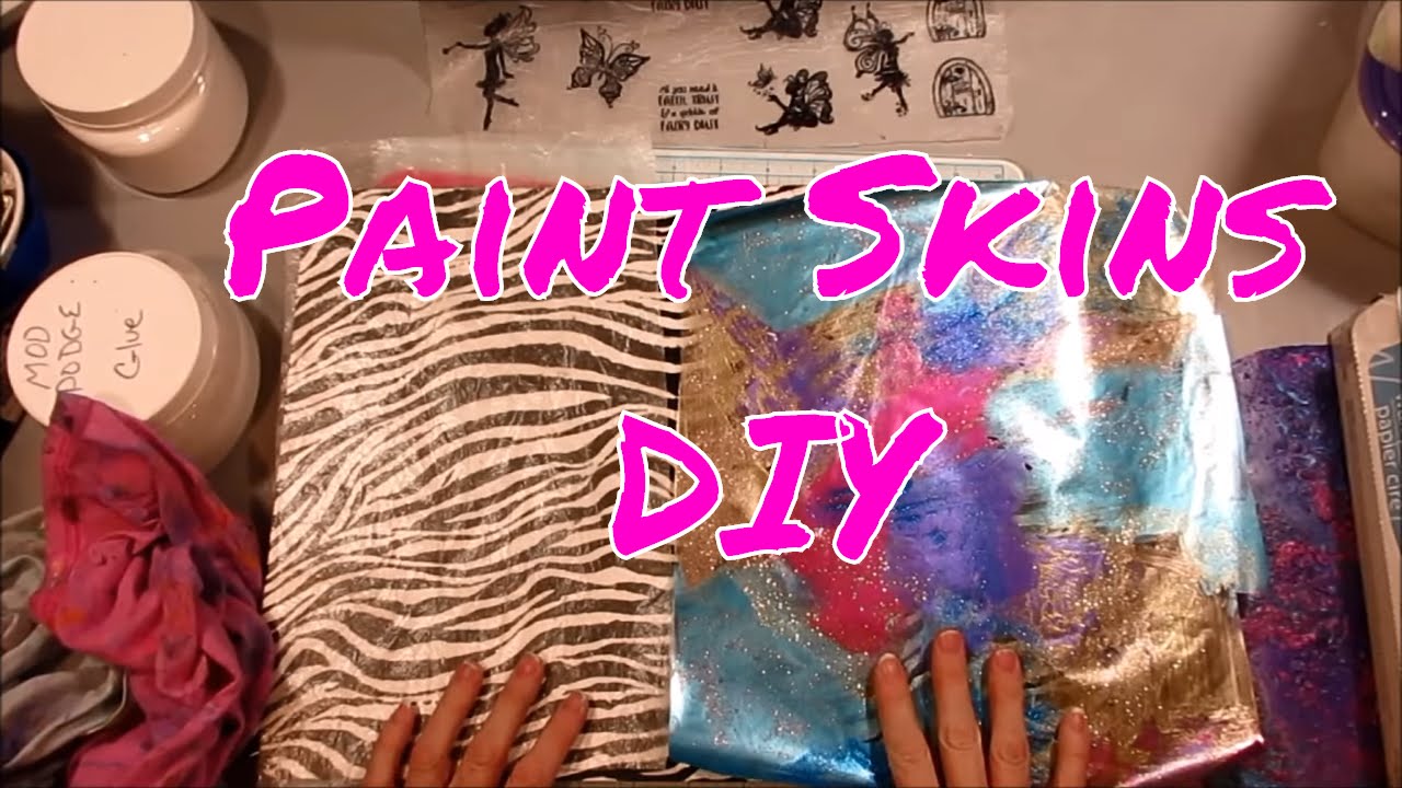 Various Paper/Paint Skin Experiments Part 1 - Making some Cool Stuff!