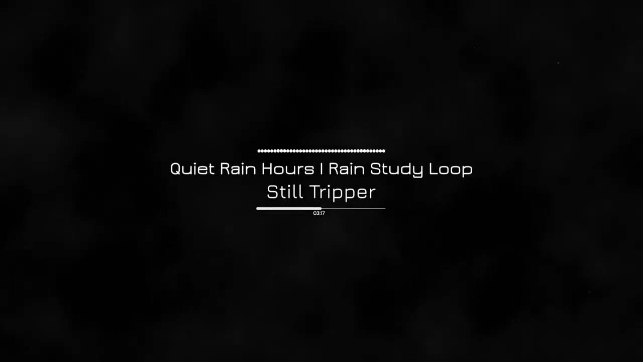 Rain Hours | Track 3| Rain Study Loop #studymusic #ambientrain #backgroundsound #natureambient