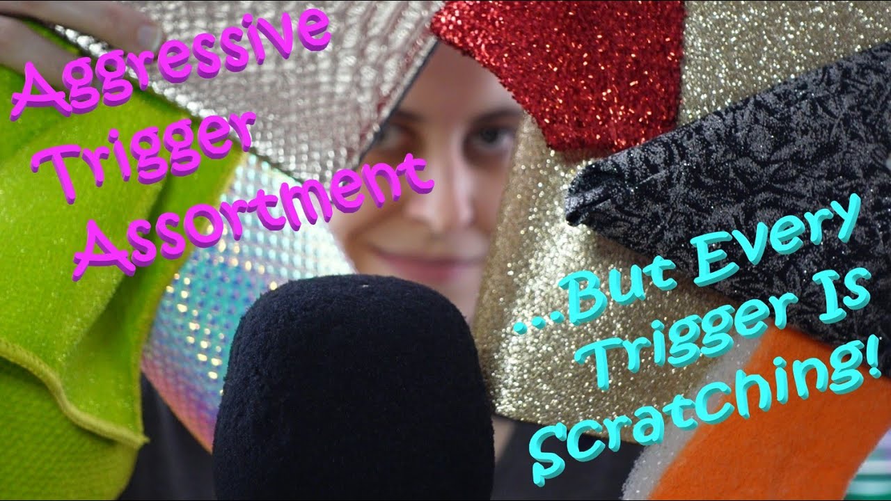 ASMR Aggressive Triggers Mix But Every Trigger is Scratching! On & Off Mic - Scratching Heaven!
