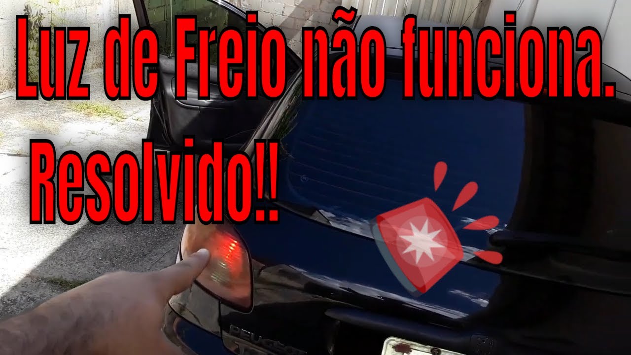 Luz de freio não funciona - Peugeot 206