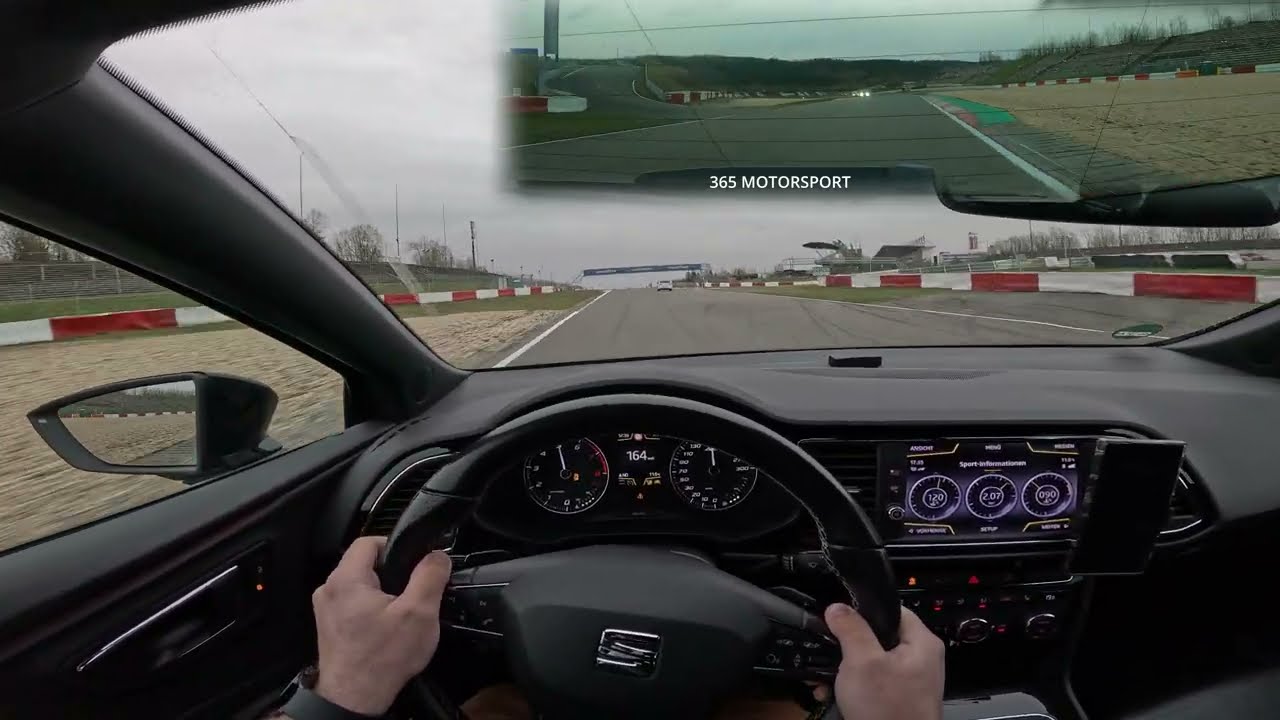 Seat Leon ST Cupra 300 4drive: Nürburgring GP Onboard Lap - POV