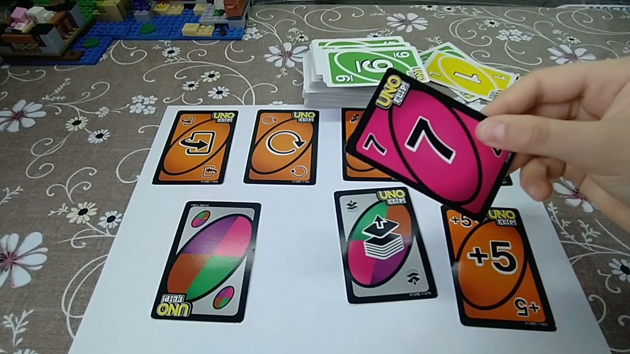 Как играть в UNO FLIP лëгкое объяснение
