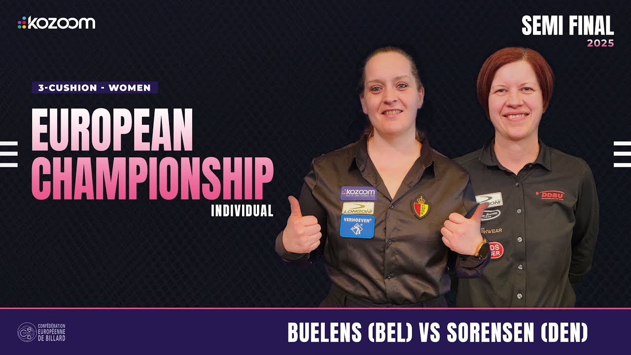 2025 European Championship Women - Semi Final - Jaimie BUELENS vs Charlotte SORENSEN