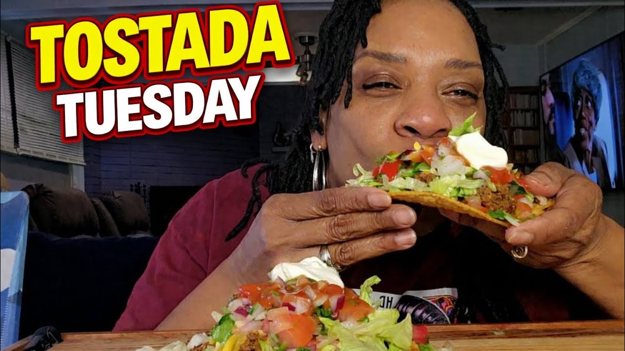 THE PERFECT CRUNCH! LOADED BEEF TOSTADAS!