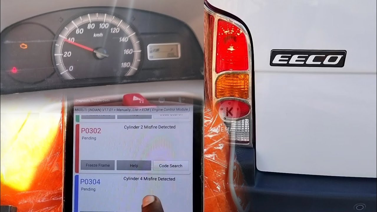 how to fix Maruti eeco cylinder miss misfire 1+2+4# pick up  problem solve