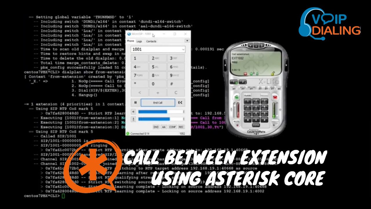 Asterisk - calls between extensions