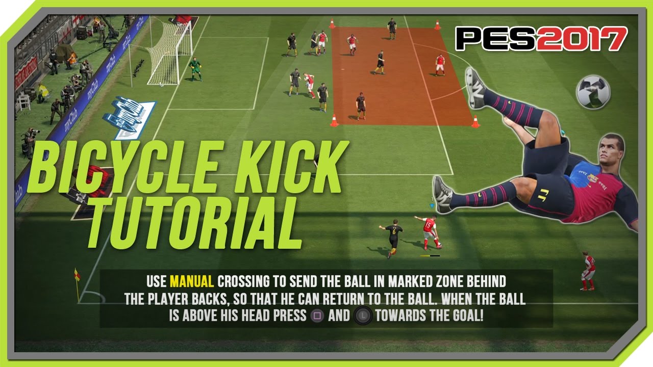 Учебное пособие по удару с разбега в PES 2017