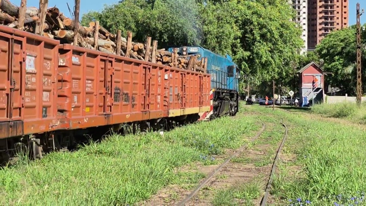 Belgrano Cargas 5039/7705 saliendo de Resistencia