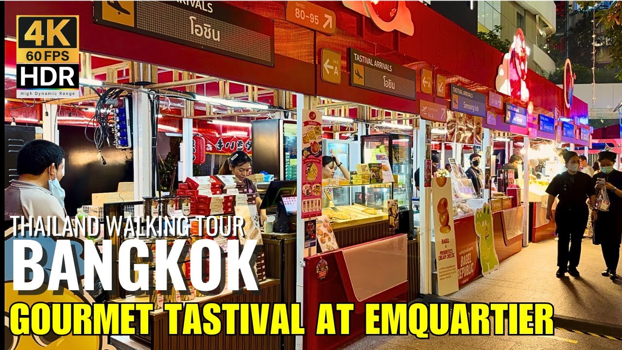 👑 PREMIUM Foodie Paradise! Gourmet Tastival 2025 At EmQuartier, Bangkok [4K HDR]