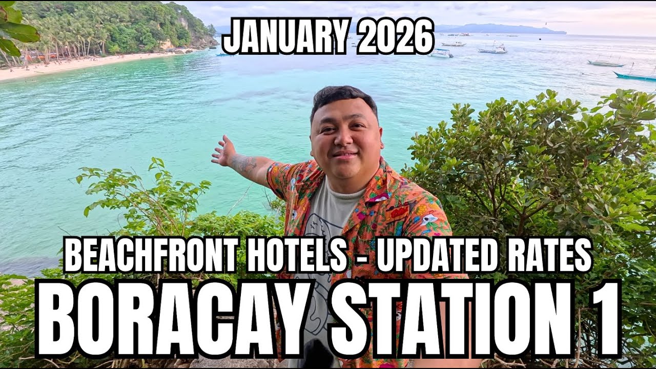 UPDATED BORACAY HOTEL RATES 2026 | Diniwid Beach & Station 1  Beachfront Walking Tour + Agoda Prices
