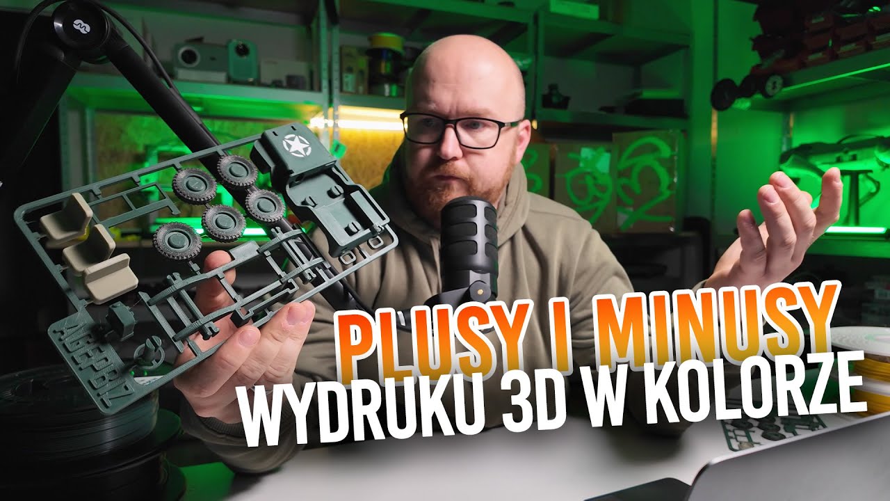Druk 3D w kolorze? Wady i zalety AMS!