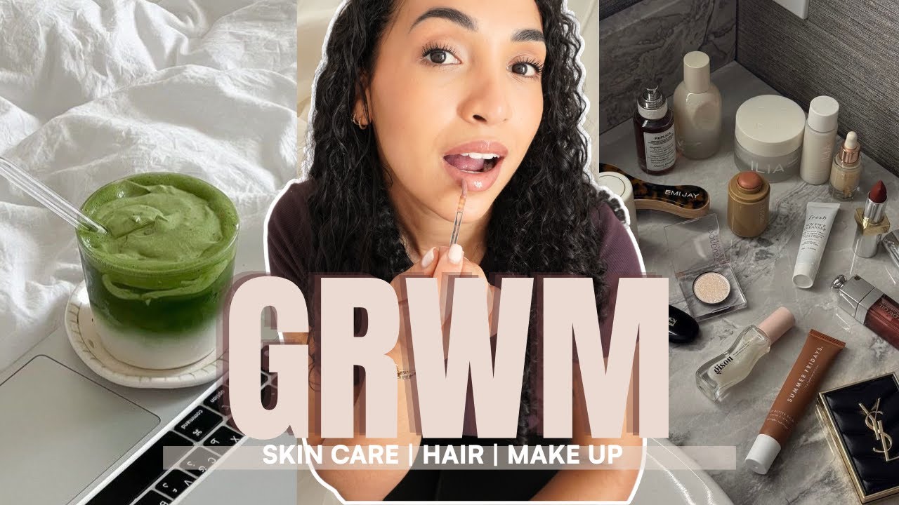 GRWM Morning Prep | Se préparer pour SOI ! Skin, Hair & Makeup pour une journée productive ✨