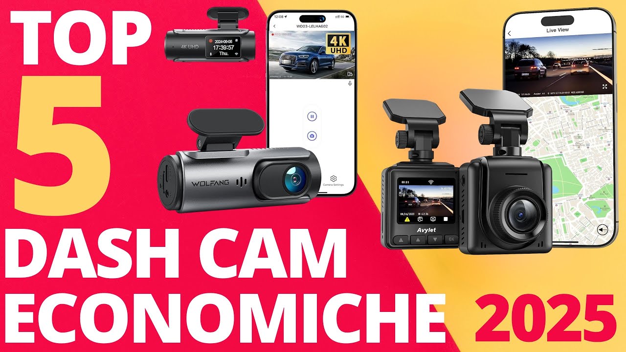 Dash Cam Economiche: 5 BOMBE da Amazon! (Da 40€ a 72€)