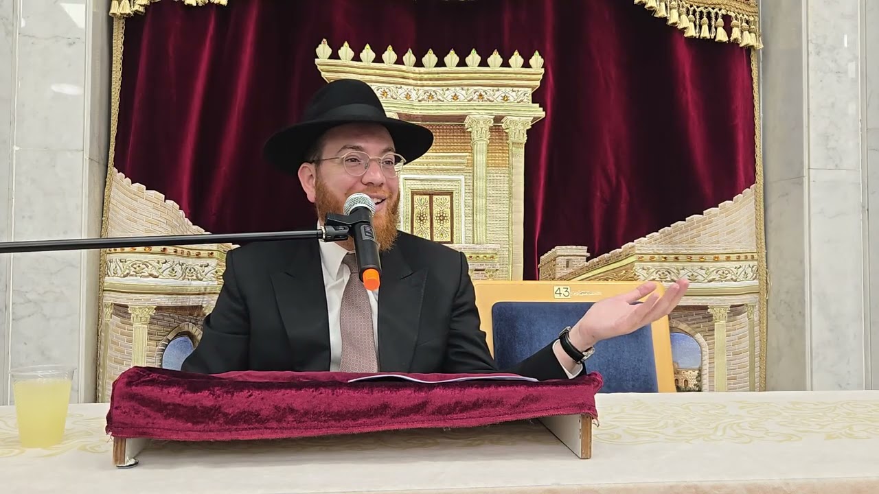 הרב הגאון יעקב סיני שליטא השיעור המרכזי הרצליה על הלכות שבוע שחל בו תשעה באב