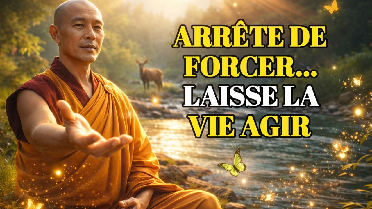 ARRÊTE DE POURSUIVRE… CE QUI EST À TOI VIENDRA SEUL  | Sagesse Bouddhist