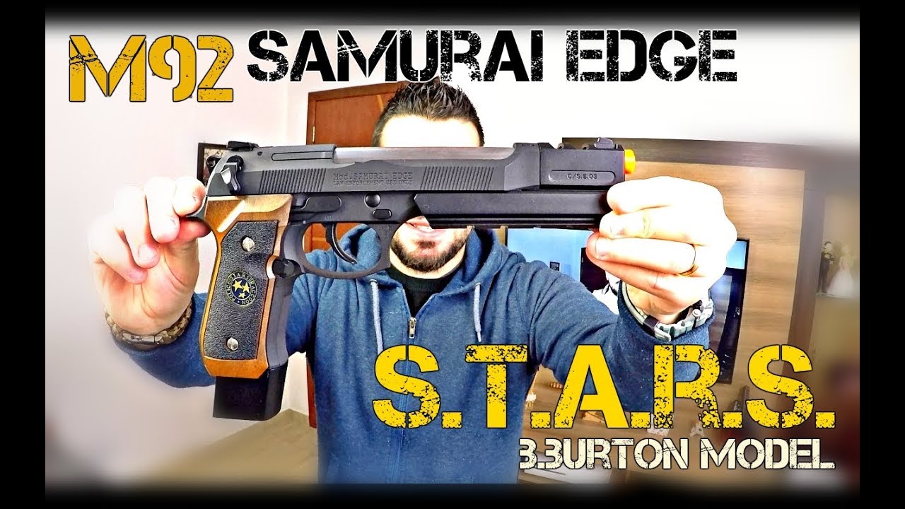 M92 SAMURAI EDGE B. BURTON MODEL S.T.A.R.S. GBB | Airsoft Review | FBAIRSOFT