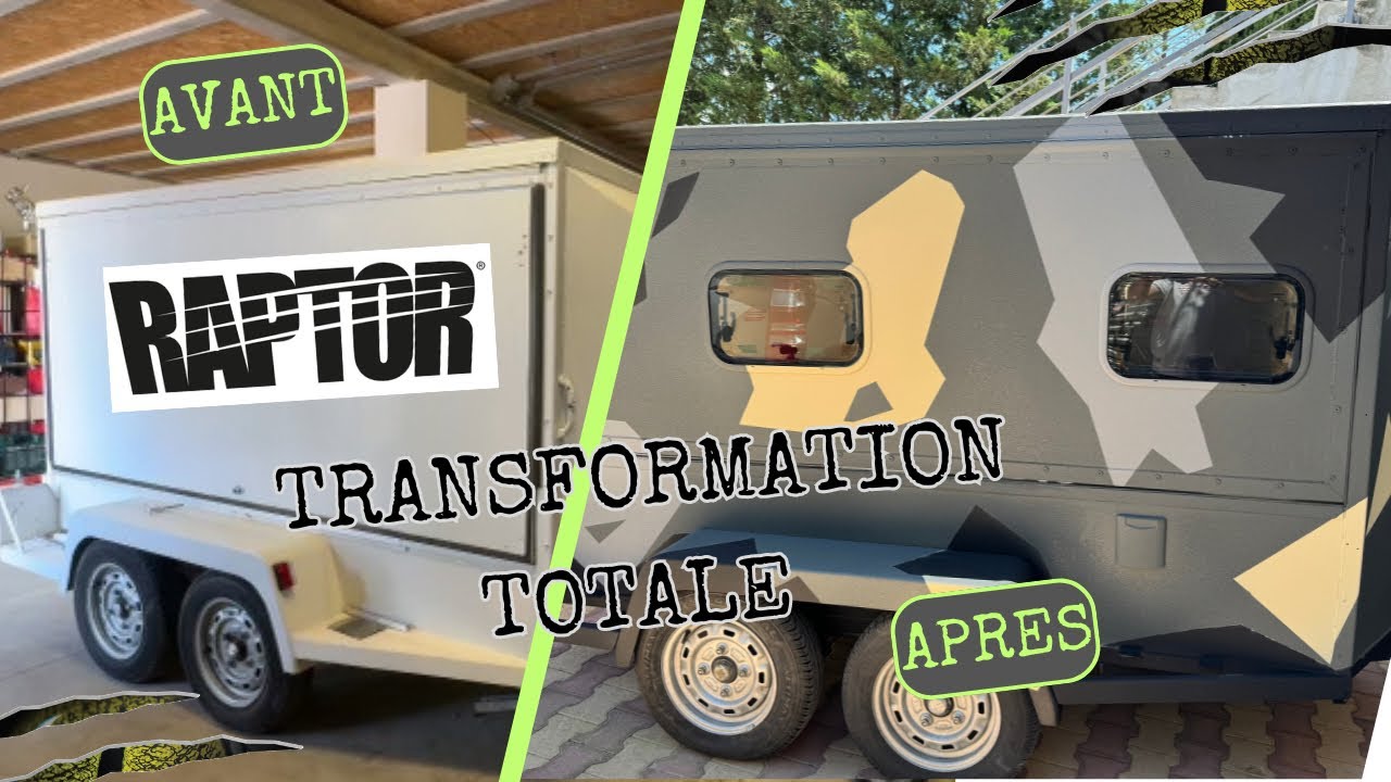 Rénovation Extérieure de remorque : De la Prise P17 au Revêtement Raptor