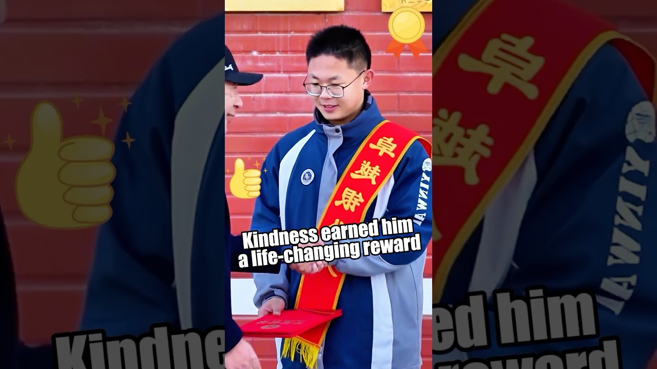 Kindness Earned Him a Life-Changing Reward#shorts