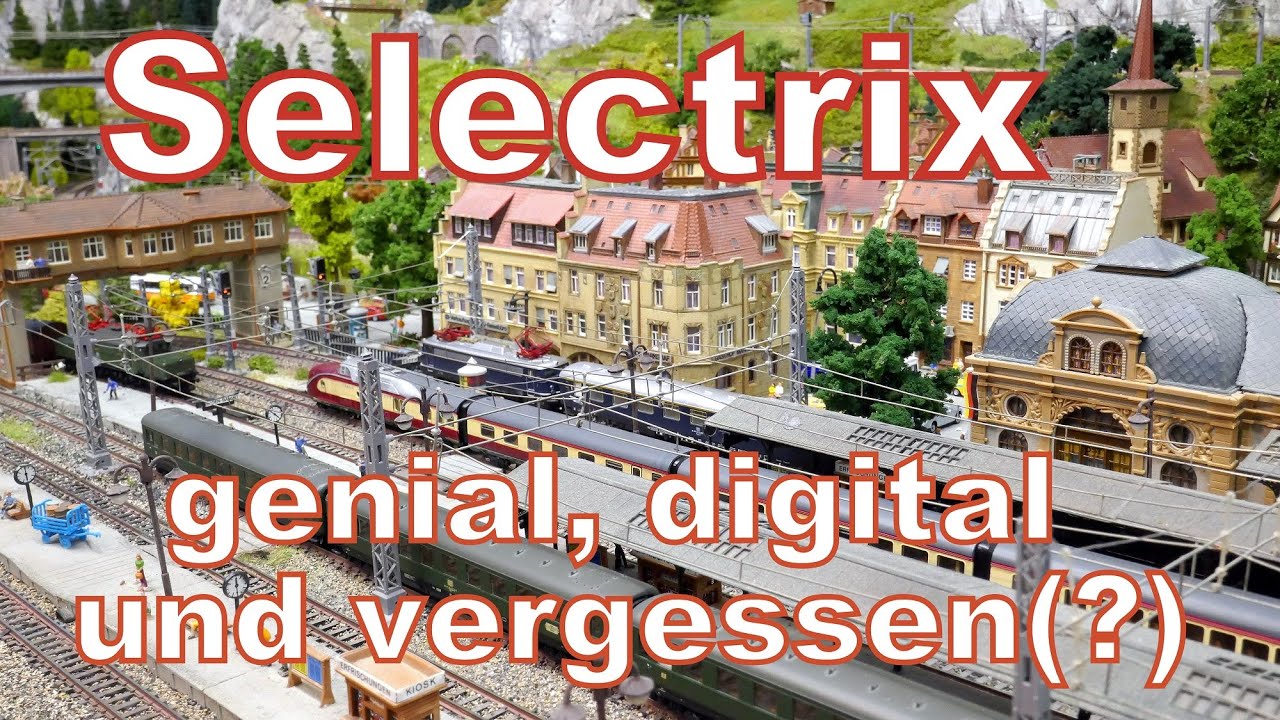Selectrix: einfach-genial, verschrottet durch Märklin, langsames Abbremsen/Anfahren, Lastregelung