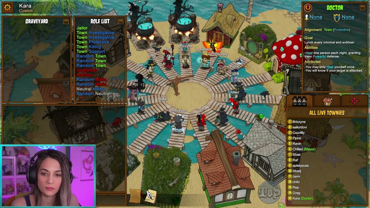 TOWN OF SALEM w/ ChilledChaos, Greg MG4R, Repptar, Platy, Skadj, Courtilly, and others