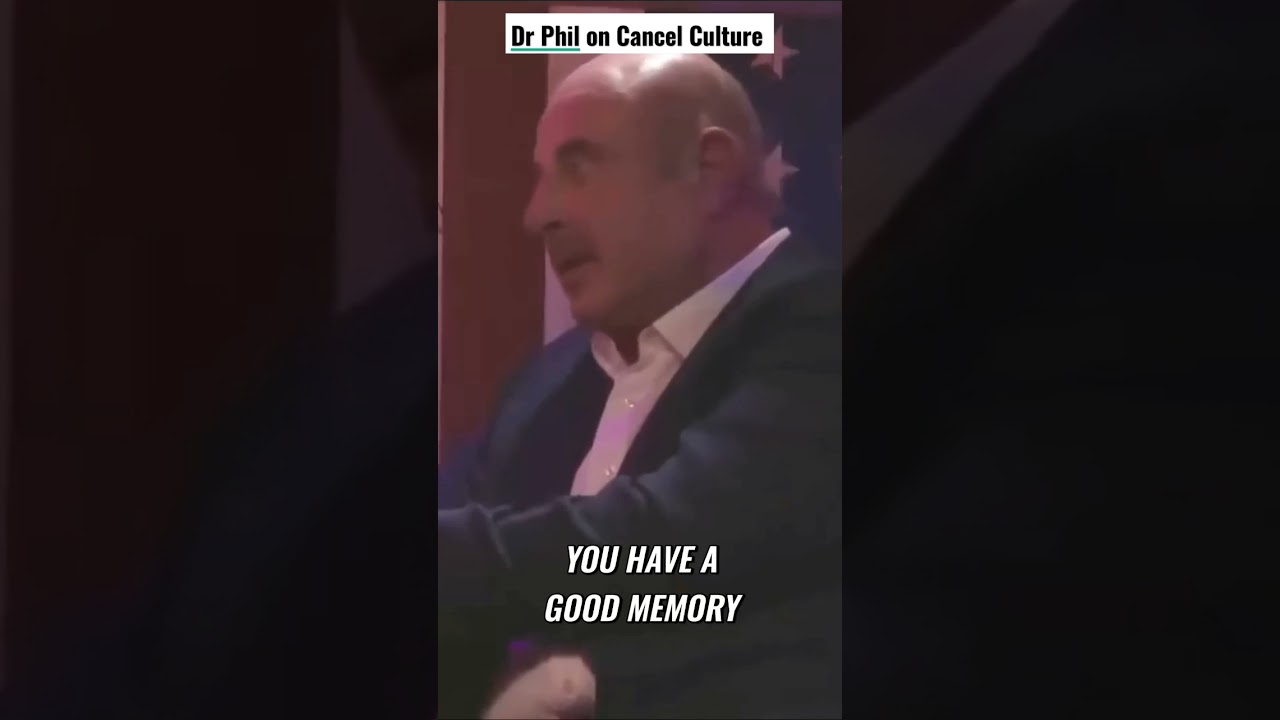 Dr Phil on Cancel Culture being Orwell's 1984.  