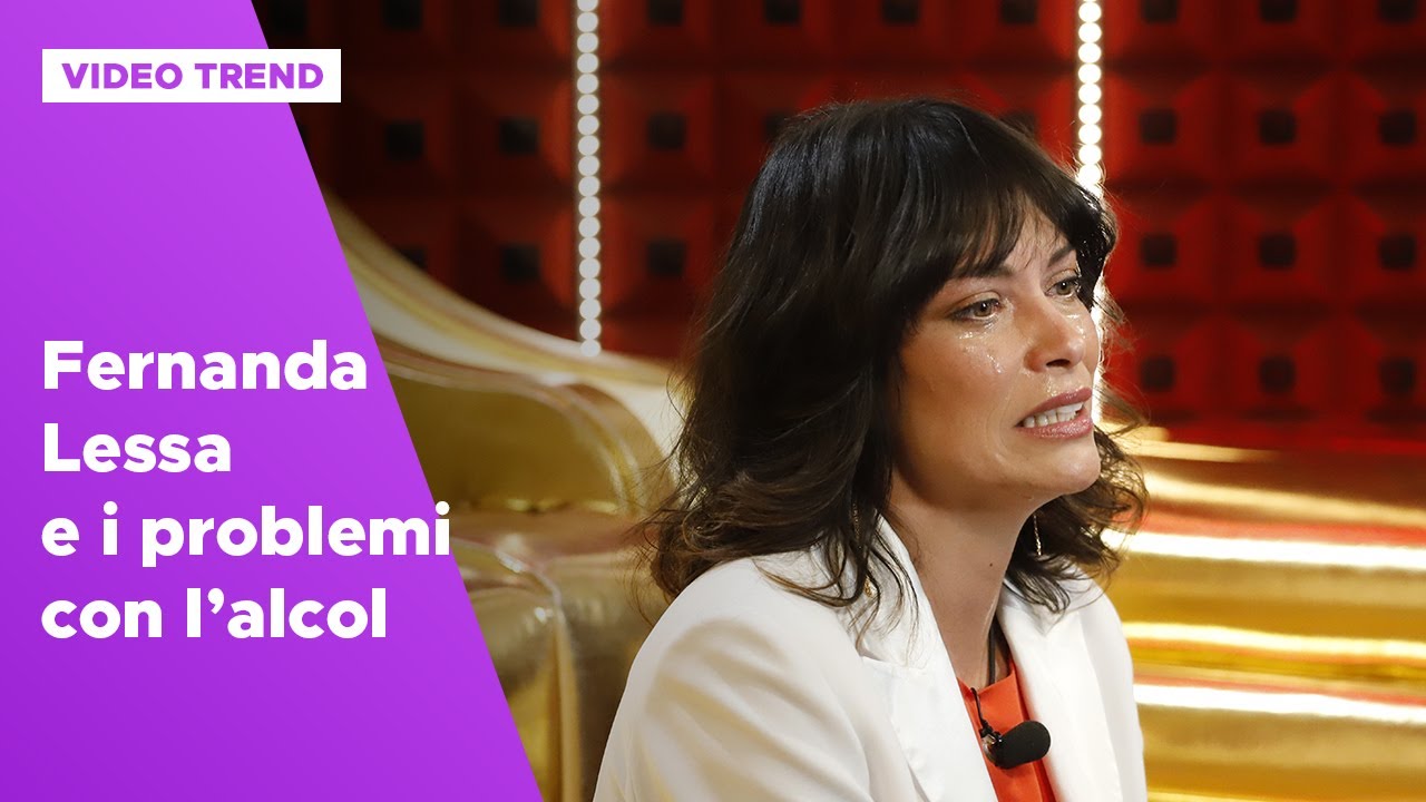 Fernanda Lessa e i problemi con l’alcol