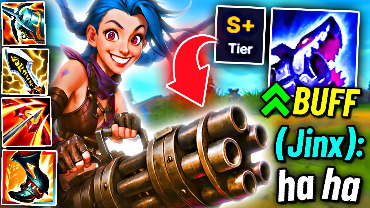 JINX теперь СИЛЬНЕЙШИЙ АЦП (УРОВЕНЬ S+)